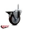 Service Caster 5 Inch Maroon Polyurethane Wheel Swivel 34 Inch Threaded Stem Caster with Brake SCC SCC-TS20S514-PPUB-MRN-PLB-34212 - alternate 2